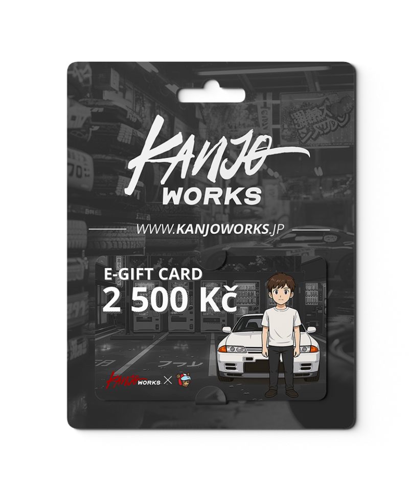 KanjoWorks 2 500 Kč e-GIFT CARD