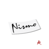 Nismo Script Retro samolepka